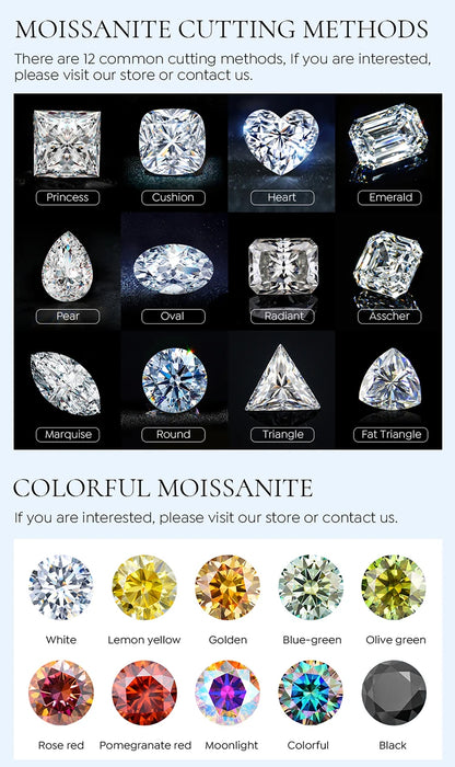 1CT Certified Moissanite Diamond Flower Ring for Women's Daily Party Wear Real 925 Sterling Silver Luxury Fine Jewelry