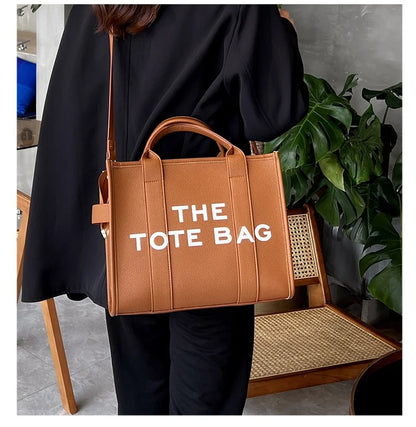 Luxury Designer Bag Tote Women Handbags Letter Shoulder Bags Brands Soft PU Shopper Purses Crossbody Bags for Women Clutch