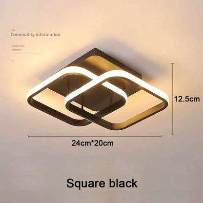 LED Strip Aisle Ceiling Lights Modern Minimalist Living Room Lamps For Balcony Entrance Home Decor Fixtures various styles