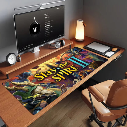 Game Slay the Spire  Mouse Pad Non-slip Rubber Computer Mat Gamer Balance Decoracion Deskmat Laptop Office Large