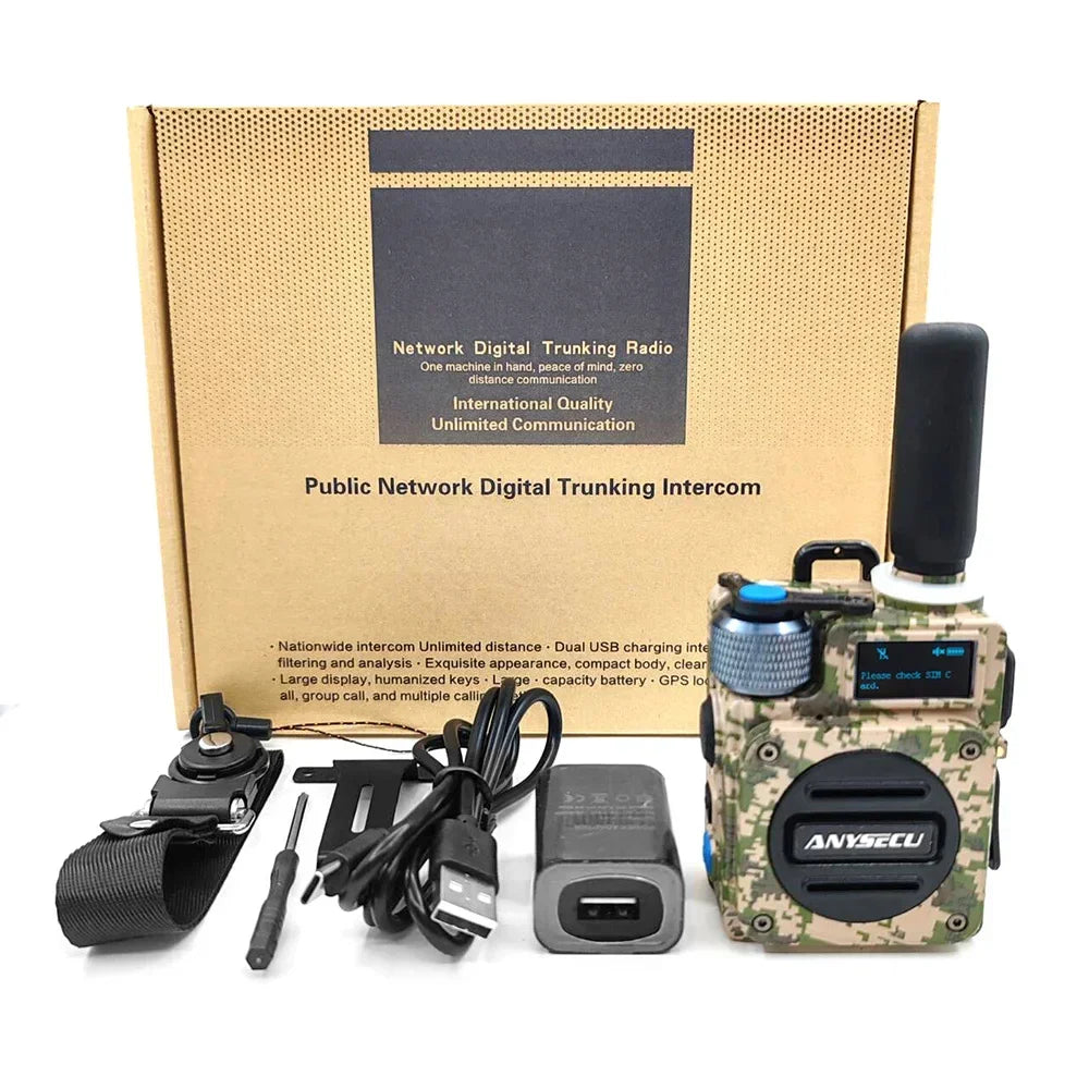 Hot SALE 4G Radio Camo G6 Australia B4 Band EC25-AU Type-C 6800mAh Battery Portable PoC Mini Two Way Radio With Realptt Platform