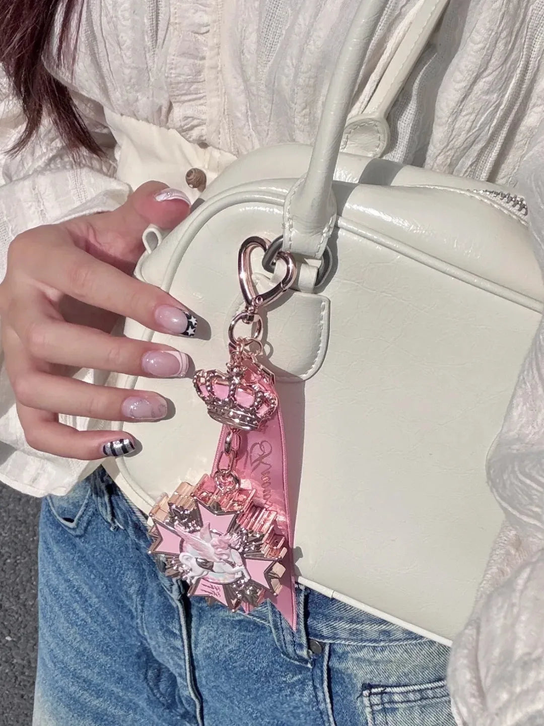 Flower Knows Knight Unicorn Eyeshadow Palette Charm Mini Makeup Accessory Fantasy Unicorn Design Cosmetic Bag Decoration
