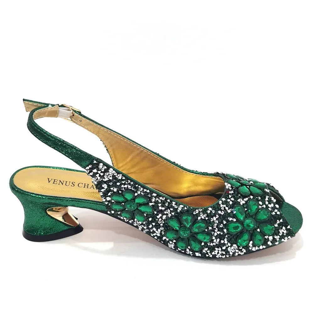 2024 Shoes and Bag for Party Wedding Plus Size Women Shoes 43 High Heels Sexy Ladies Luxery Shoes Women Dress Pumps with Purse