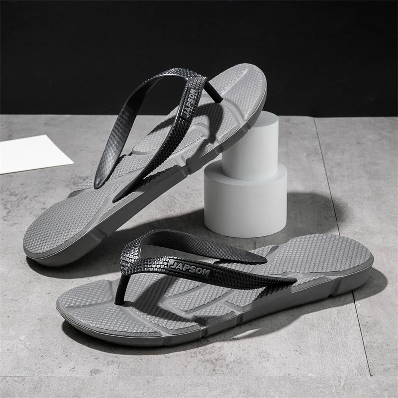 Summer Men's Flip Flops Plus Size 49 50 Soft Comfort Breathable Slippers Non-Slip House Outdoor Beach Slides Massage Flip Flops