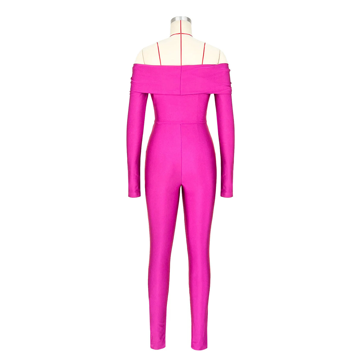 FAGADOER Sexy Hollow Out Bodycon Jumpsuit Woman Solid Color Off Showlder Backless Rompers Female Streetwear Overalls 2025 New