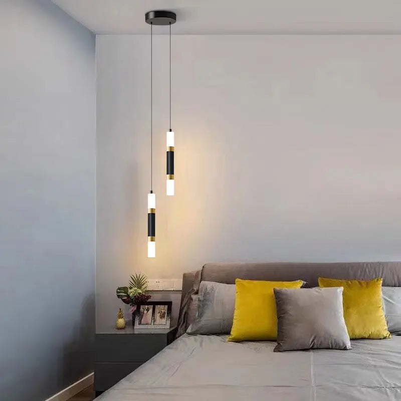 Interior Pendant Lights for Bedroom Adjustable Suspended Hanging Lamps Nordic Chandelier Lighting Fixtures for Kitchen Bedroom