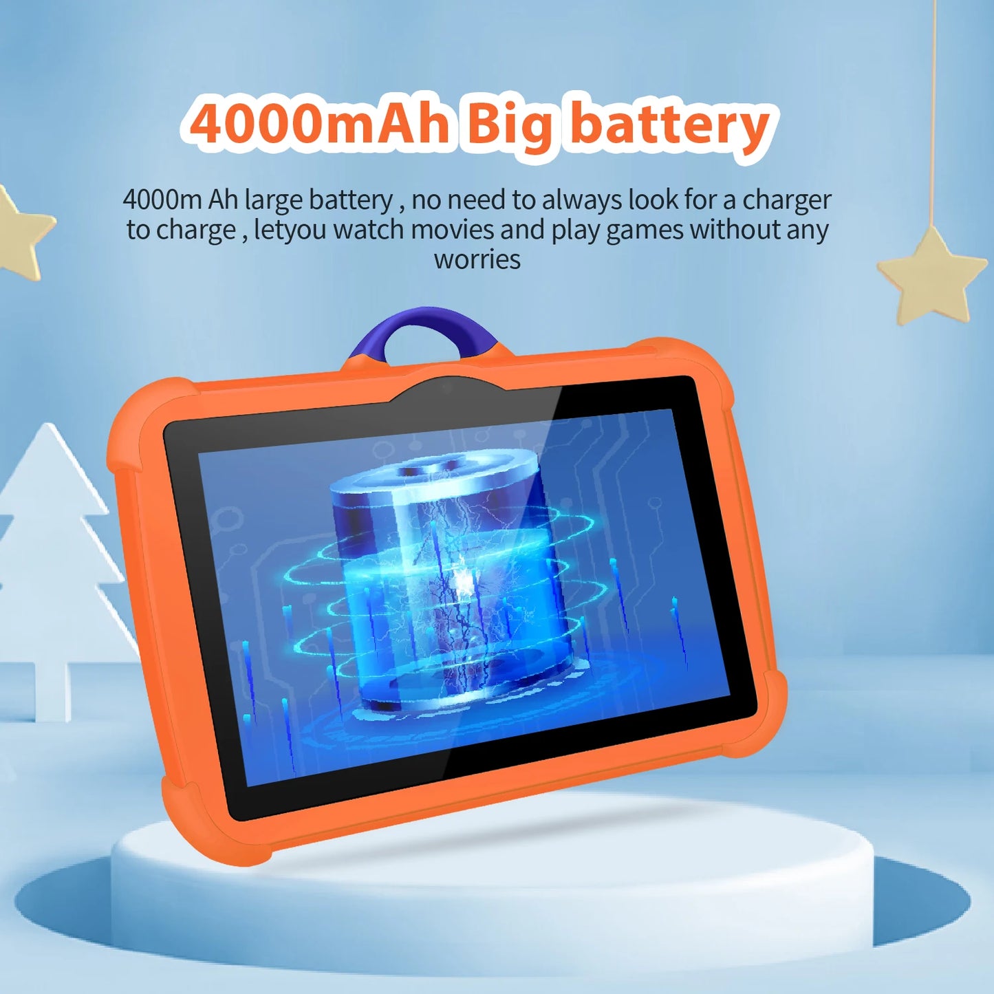 New 7 Inch WiFi Tablet PC Google Learning Education Kids' tablet Quad Core 4GB RAM 64GB ROM Wi-Fi Android Tablets 4000mAh