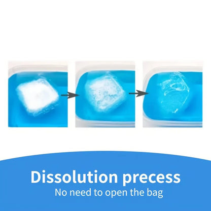 1-100 Pieces Portable Toilet Absorbent Gel, Camping Toilet Gel Powder, Odor-Control Urine Liquid Waste Gel, Eco Absorbent Gel.