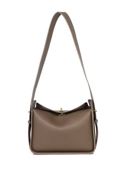 New Genuine Leather Luxury Designer Women Shoulder Crossbody Underarm Bags Cowhide Ladies Large Capacity Tote Bag Fashion Purse