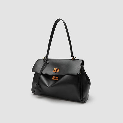Casual Tote Bags For Women Luxury Designer Handbags And Purses 2024 New In PU Lock Tassel Decoration Large Capacity shoulder Bag