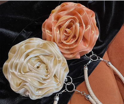 Party Clutch Fairy Hostess Flower Silk Mini Banquet Lipstick Key Purse Luxury Tote Designer Lady Prom Crossbody Handbags