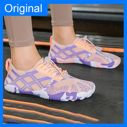 Couple Sandals Quick Dry Beach Barefoot Water Shoes Summer Outdoor Multi-Functional Boating Surfing Five-finger Wading Sneakers