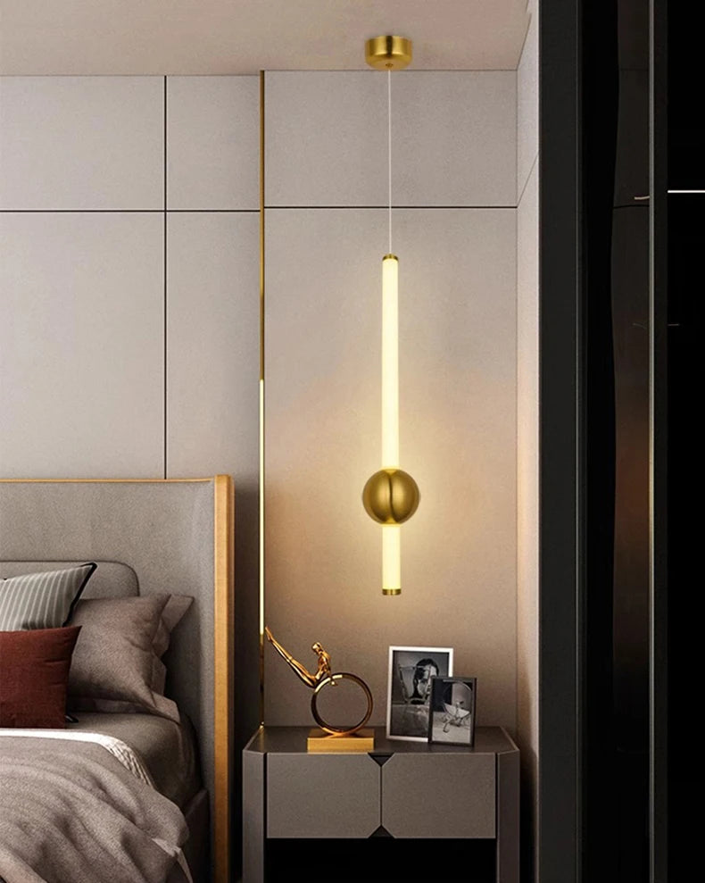 1pc Modern Home Decor LED Lights Bedroom Lamp Bedside Pendant Light Lamps LED Chandeliers Hanging Light Indoor Lighting