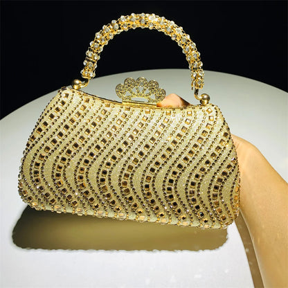 Elegant Purse Trend Luxury Designer Chain Shoulder Bag Women's Handbags Wallets Evening Bags for Wedding Bolso 2026 New Gift
