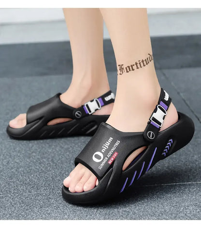 Male Flip Flops Massage Slippers Indoor Beach Clogs Outdoor Comfortable Sandals Soft Slides Men Casual Shoes Women Home Slippers