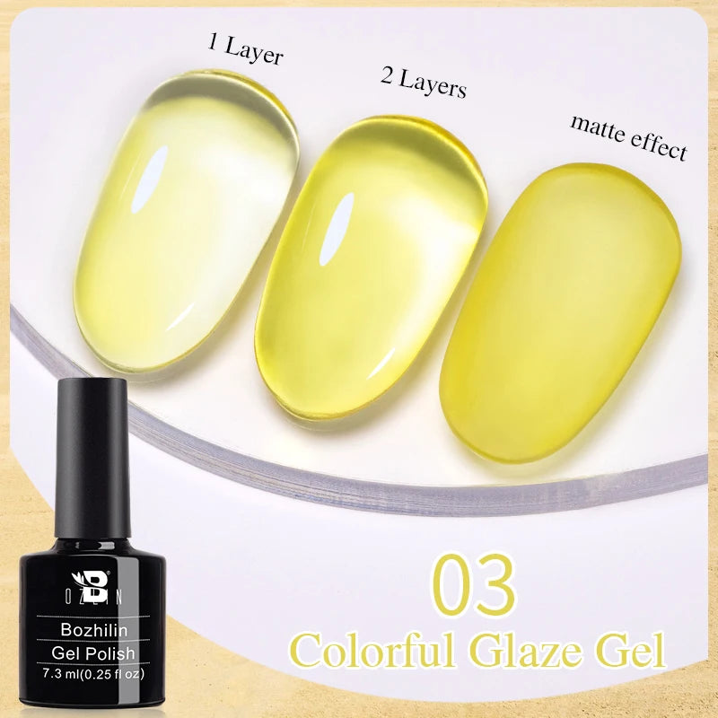 AWStorG 7.5ml Light Color Cat Eye Gel Nail Polish Pink Semi Permanent Glitter Magnetic Gel Soak Off UV LED Varnish Nail Art