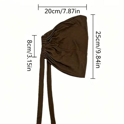 1PC Adjustable Inner Caps New Soft Solid Color Elastic Cap Modal Hijab Muslim Bonnet Underscarf Women Fashion Accessories