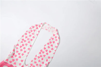 Weird Puss Polka Dots Print Patchwork Halter Backless Playsuit Summer Women's Suit Sexy Stretch Woman Jumpsuits and Rompers