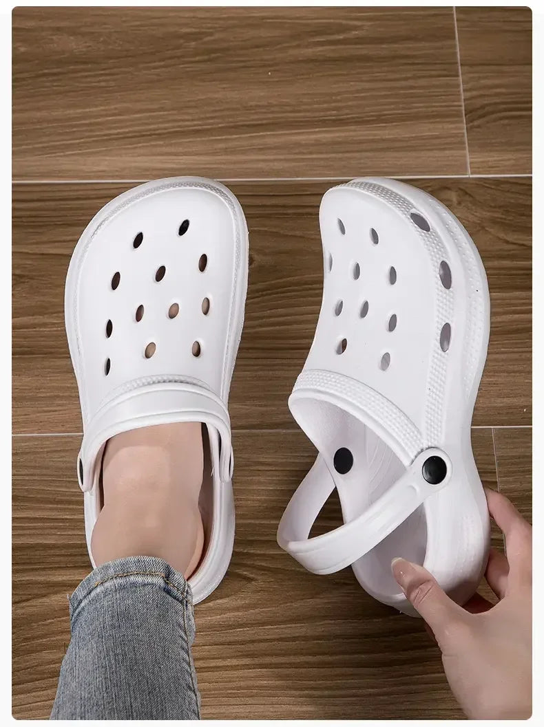 2026Summer Men Clogs Sandals Men's and Women's Leisure Slippers Beach Slides Home Garden Shoes Outdoor Sandals Plus Size46 47 48