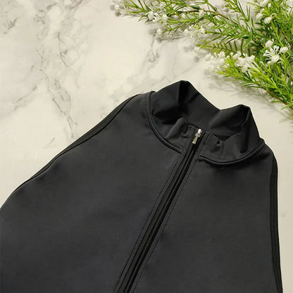 Sport Jumpsuits Women Zipper Fitness Overalls Sexy Backless Gym Bodysuits Scrunch One Piece Suit Workout Clothes Tracksuits