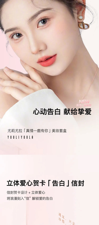 Makeup kit full professional Concealer Cushion BB Cream Lipstick Birthday Valentine's Day Gift Box Kit 10pcs