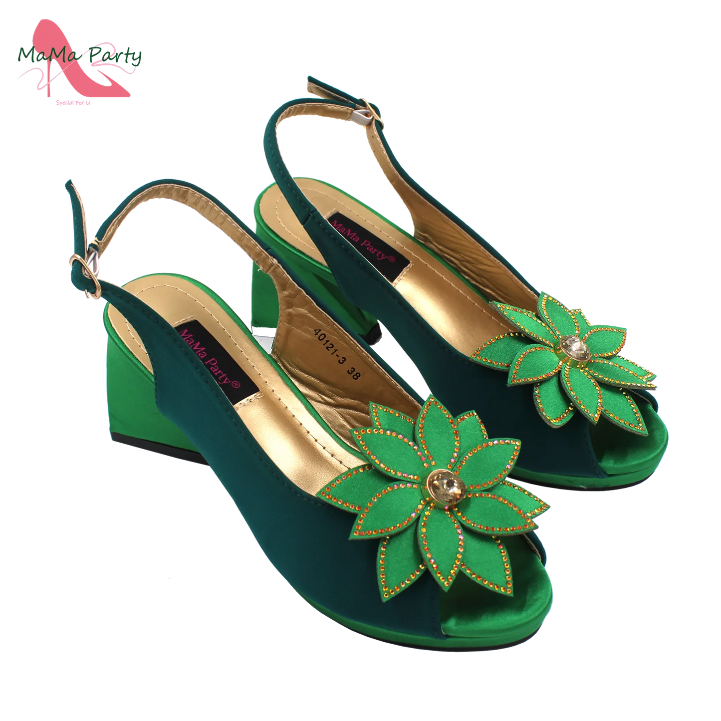 2024 New Design Special Fashion African Women Shoes Matching Bag Set High Quality with Platform Comfortable Heels for Part
