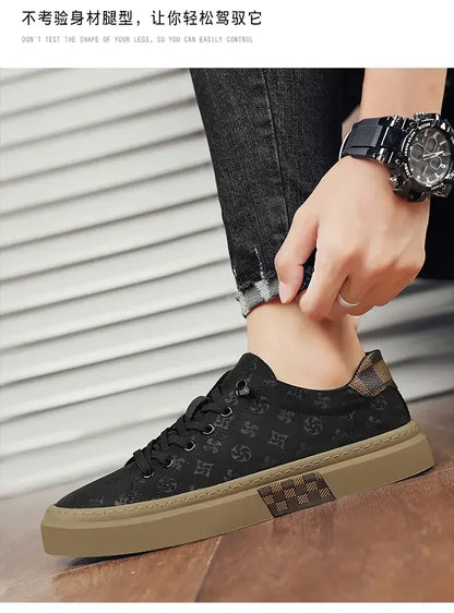 Men Skateboarding Shoes Platform Tennis Gym Sport Sneakers Luxury Design Skateboard Flats Sneakers Outdoor Walking Shoe For Male