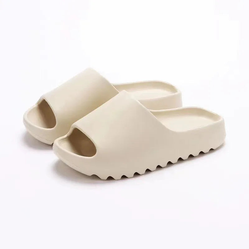 Evshine Women's Coconut Slippers Cloud Thick-soled Sandals Summer Fashion Soft Bottom Men Beach Shoes EVA Non-slip Bath Slides