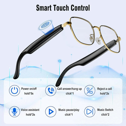 Smart Audio Glasses with Real-Time Translation Hi-Fi Music Playback Noise-Cancelling Voice Calls And Photochromic Lenses