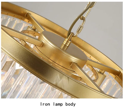 Nordic Designer Luxury Ceiling Chandeliers Modern LED Crystal Pendant Lights for Bedroom Living Room Light Fixtures
