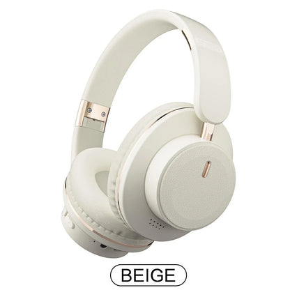 Wireless Headphones Bluetooth 5.3 Headset Foldable Portable Earphones Fashion Photography Props Aesthetic Outfit Accessories Long Battery Life Comfortable Lightweight Over Ear Bass Stereo Sound Adjustable Headband For Travel