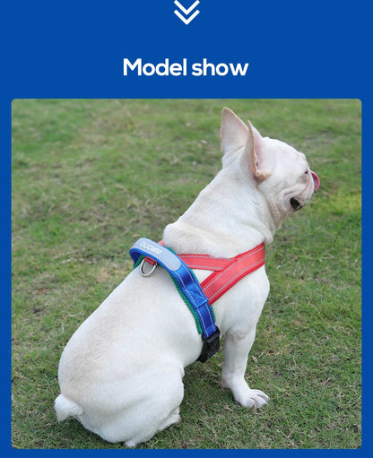 Dog Harness No Pull Saddle-Style Small Medium Dogs Walking No Choke Bichon Outdoor Safety Reflective Vest Pet Chest Harness