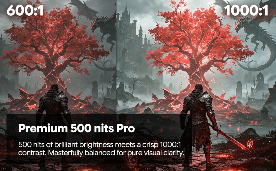 Kuycon P32T 32" 4K UHD(3840x2160) Fast IPS Gaming Monitor Glossy Built-in Speakers Display Dual-Mode 160Hz UHD 320Hz FHD Screen