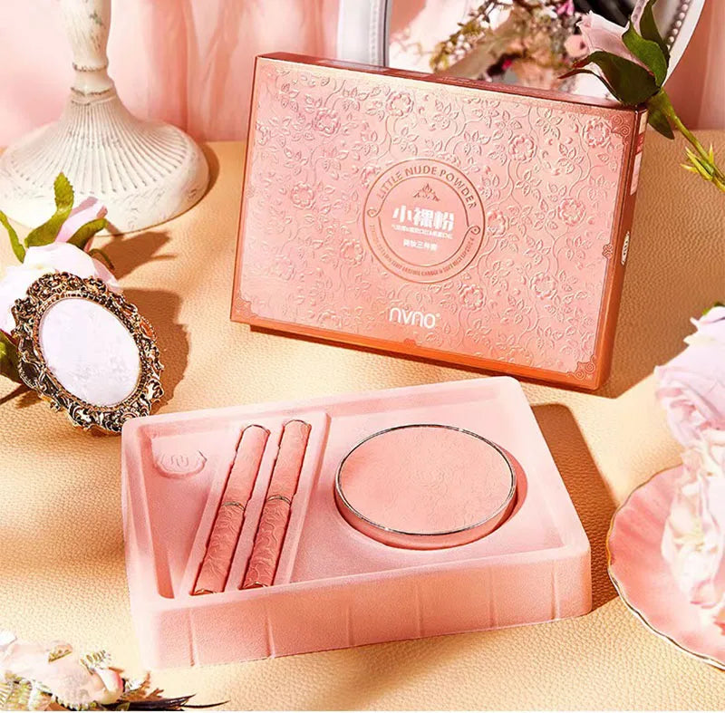 Make Up Sets Eyeliner Pencil Eyeshadow Highlighter Shadows Face Powder Foundation Concealer Lipstick Wholesale Cosmetic Gift Box