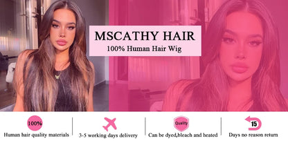 13x4 Glueless Ash Blonde Highlight Lace Front Wigs For Women Straight Brazilian Remy Human Hair Wig HD Transparent Lace Frontal