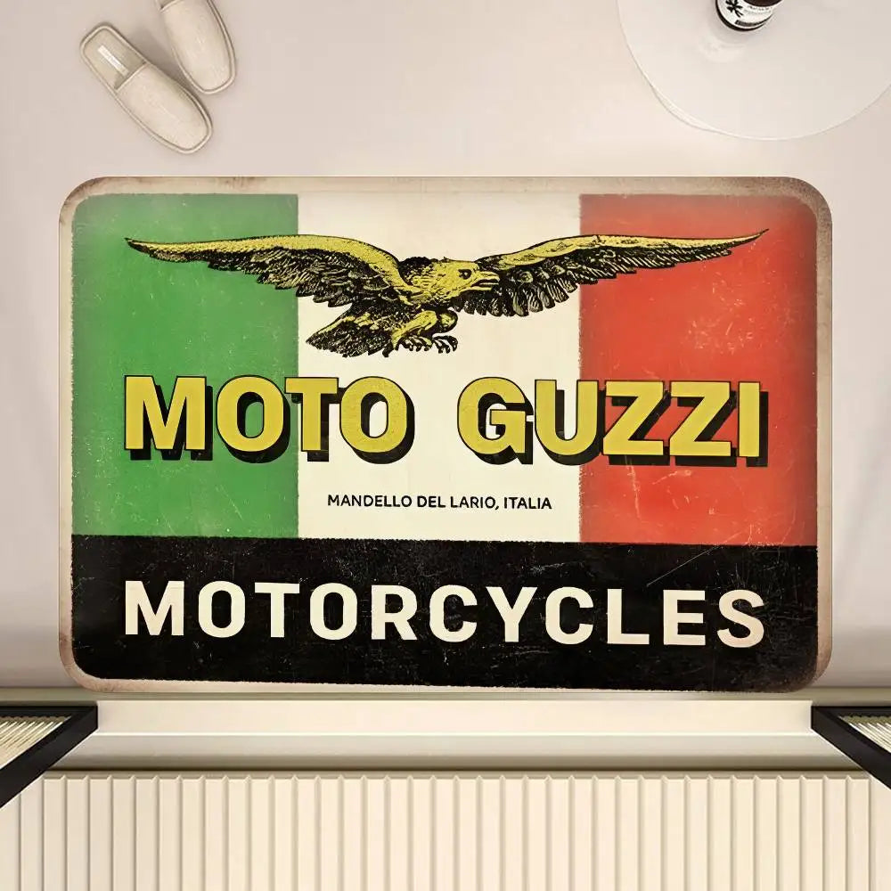 M-Moto G-Guzzi Kitchen Mat Kids Room Bedroom Decoration Balcony Anti-Slip Doormat Living Room Alfombra