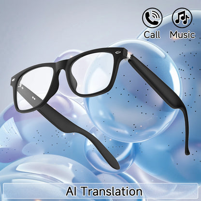 2025 Smart Glasses  AI Translation Camera Control Bluetooth Call Headphones Fashionable Sunglasses Intelligent Men Women Gifts