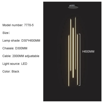 New Room Decoration Interior Chandelier Modern LED Living Room Hanging Lights Ceiling Home Decor Ceiling Pendant Lamp Lustre