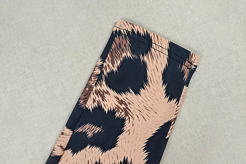 FAGADOER 2026 Sexy Leopard Print Bodycon Jumpsuits Women Fashion Spaghetti Strap Backless Rompers Streetwear Club Playsuits New