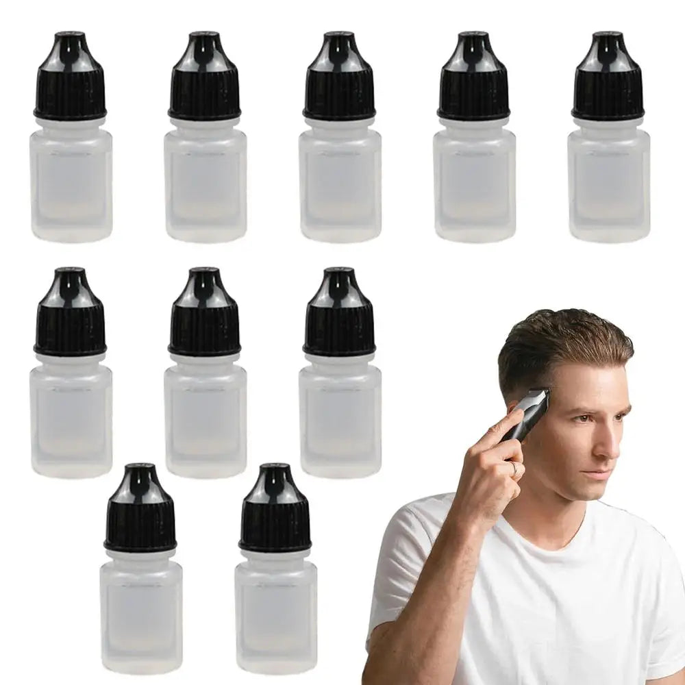 10pcs 3ML Hair Trimmer Oil Clippers Beard Shavers Lubricant Barber Oil For Clippers Reduces Friction  Hair Trimmer Care Oil