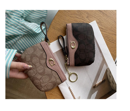 2026 New Classic Old Flower Small Wallet, Women's Mini Wallet, Coin Small Bag, Change Bag, Leather Wallet, Storage Bag, Card Bag