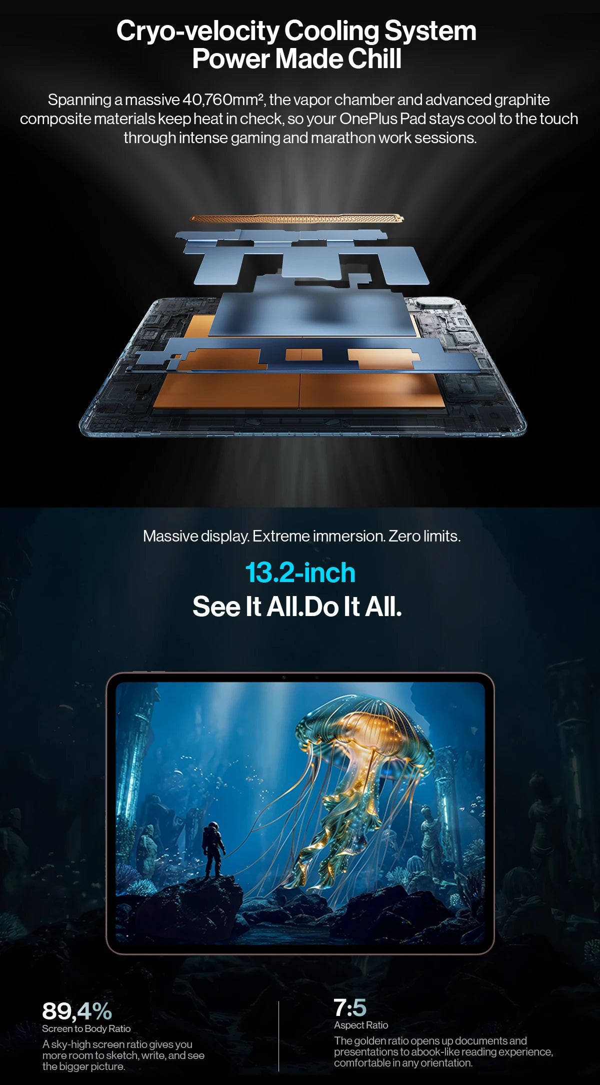 World Premiere OnePlus Pad 4 Global Version Tablet Snapdragon 8 Elite Gen 5 13380mAh Battery 80W SUPERVOOC 13.2-inch Display