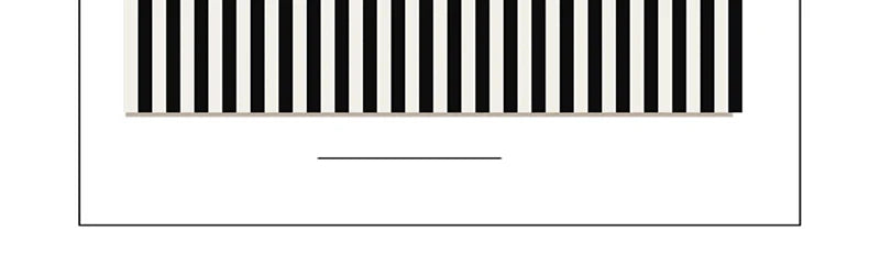 Light Luxury Black and White Striped Rug Modern Large Area Living Room Sofa Rugs Simple Bedroom Decor Carpet Home Room Carpets