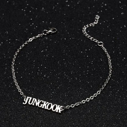 Kpop Group Members SUGA V J HOPE RM JIMIN Rings For Women Size 8# Anillos Mujer