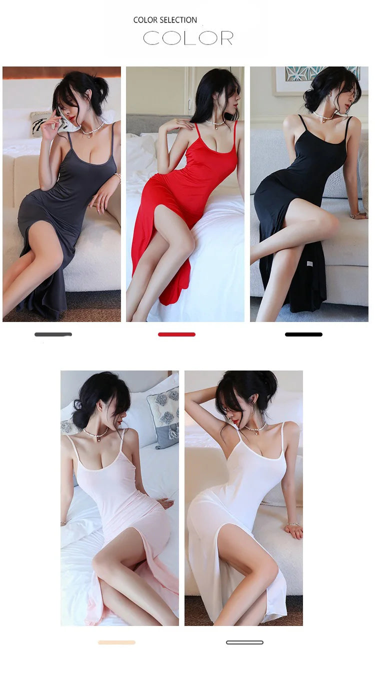 Dress Smooth camisole jumpsuit with elegant temperament and tight fit Casual women's dresses Woman clothing formal dresses woman