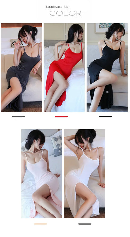 Dress Smooth camisole jumpsuit with elegant temperament and tight fit Casual women's dresses Woman clothing formal dresses woman