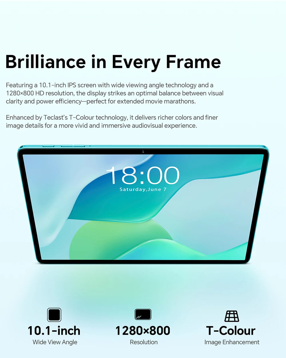Teclast P33Case 10.1" Tablet Android 15 9GB(3+6GB) RAM 64GB ROM Allwinner A333 P33 Case/Keyboard/Mouse/Stylus/Headphone 6000mAh