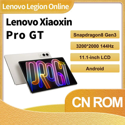 Big Discount Lenovo Xiaoxin Pad Pro GT Snapdragon 8 Gen3 LCD Screen 8860mAh 68W Super Fast Charging 13MP Front 13MP Rear Tablet