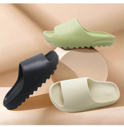 Brand High Quality Super Soft EVA Sole Summer Slippers for Men Bathroom Slippers Home Slides Couple Beach  Male Slipper