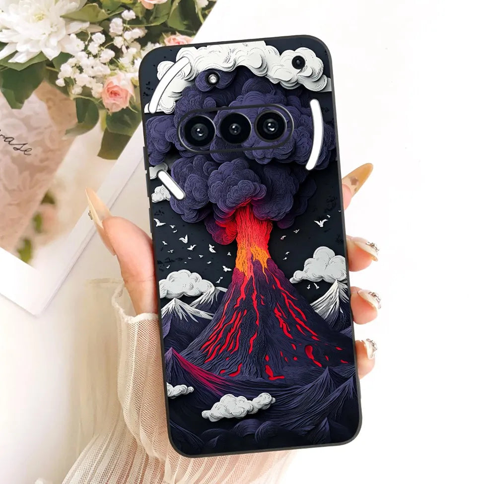 Casing For Nothing Phone (3a) A059 Cover For Nothing Phone 3a Case Silicone Cute Cat Fashion Butterfly Funny Painted